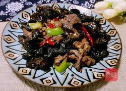 木耳炒牛肉的做法图解7