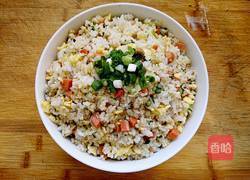 葱香火腿肠蛋炒饭的做法图解19