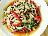 韭菜花炒肉丝