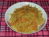 土豆丝胡萝卜丝