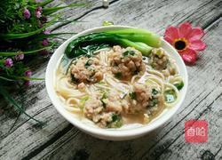 肉丸子面条的做法图解11