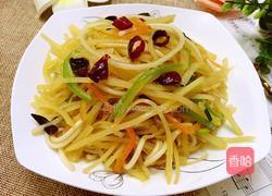 土豆丝炒粉条的做法图解8
