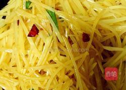 土豆丝炒粉条的做法图解5