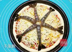 培根大虾披萨的做法图解15