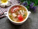 蔬菜肉片汤