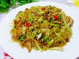 粉丝炒包菜