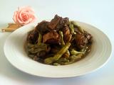 豆角烧鸭