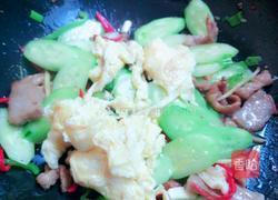 鸡蛋肉片炒黄瓜的做法图解8