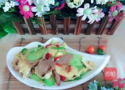 鸡蛋肉片炒黄瓜的做法图解9