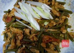 酸豆角炒鸡丝的做法图解6
