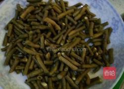 酸豆角炒鸡丝的做法图解4