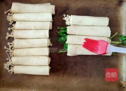 干豆腐卷金针菇的做法图解5