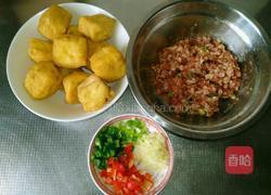 油豆腐包肉的做法图解3