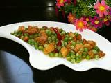 鲜豌豆牛肉粒