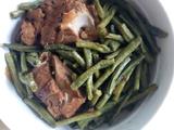 脊骨炖豆角