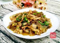 肉炒粉皮的做法图解10