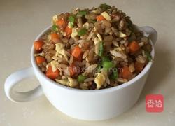 五彩炒饭的做法图解7