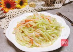 凉拌黄瓜蟹肉丝的做法图解7