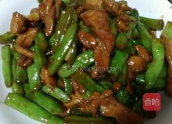 豆角炒鸡肉的做法图解12