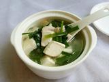 韭菜豆腐汤