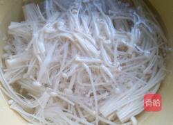 凉拌针金菇的做法图解4