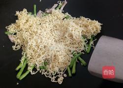 豆角肉丝炒面的做法图解6