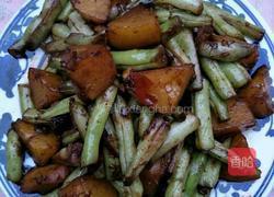 四季豆烧土豆的做法图解12