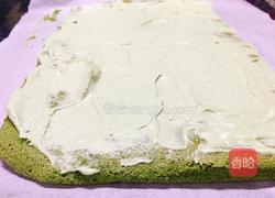 抹茶树干蛋糕卷的做法图解18