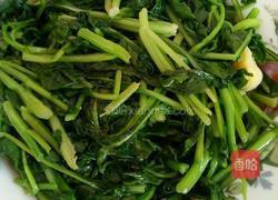 爆炒油菜的做法图解5