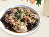 黑木耳蒸滑鸡腿