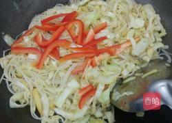 粉丝炒包菜的做法图解10