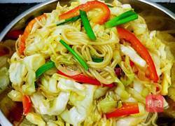 粉丝炒包菜的做法图解12