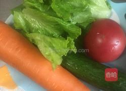鸡肉蔬果沙拉的做法图解2