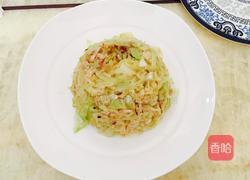 卷心菜炒饭的做法图解8