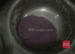 紫薯糯米饼的做法图解2