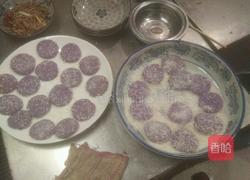 紫薯糯米饼的做法图解3