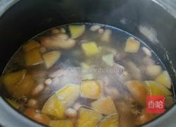 苹果花生芡实鸡汤的做法图解7