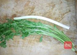 香菜拌牛百叶的做法图解2