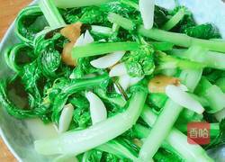 蒜香菜心的做法图解6