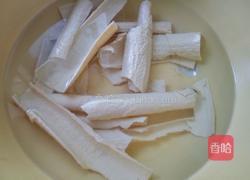 豆筋棍烧肉的做法图解2