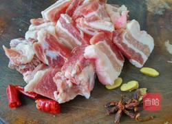 豆筋棍烧肉的做法图解3