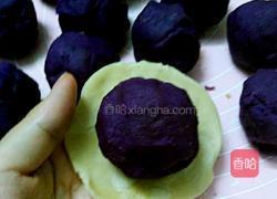 紫薯蛋黄酥的做法图解16