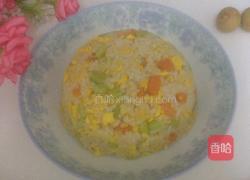 双色炒饭的做法图解4