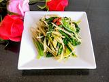 凉拌菠菜土豆丝