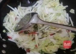 素炒长白菜的做法图解6