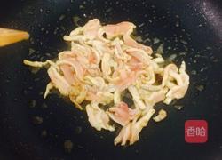 茭白炒肉丝的做法图解4