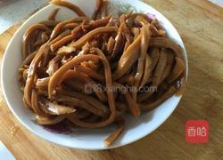 青椒炒油豆腐丝的做法图解2