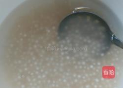 木爪牛奶西米露的做法图解4