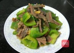 青椒炒鸡胗的做法图解7