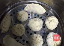 萝卜茎叶素馅包子的做法图解4